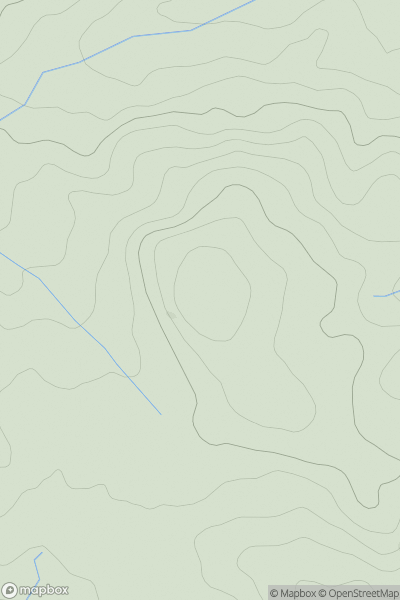 Thumbnail image for Knowle Hill [Shropshire] showing contour plot for surrounding peak